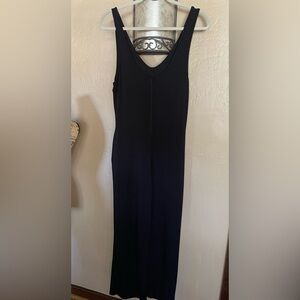 Mono B Classic Black baggy style jumpsuit size S two side pockets EUC